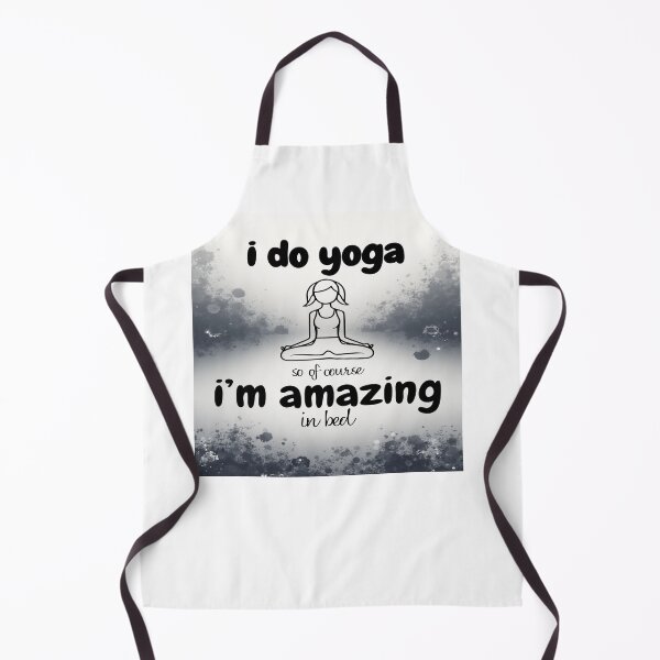 Item preview, I Do Yoga So Of Course I'm Amazing in Bed – Funny Yoga Humor Quote designed and sold by PressingFlowers.