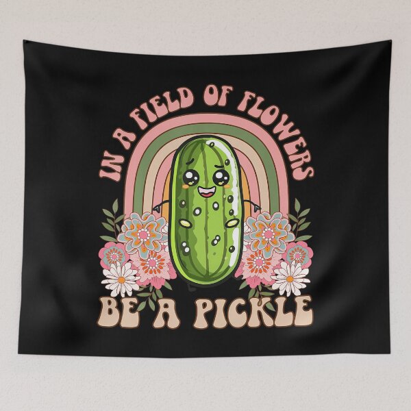 Item preview, Funny Pickle Women In A Field Of Flowers Be A Pickle designed and sold by ChantelNicole.