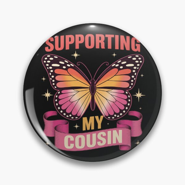 Item preview, Cute Kidney Cancer Awareness Cousin Support Squad Butterfly designed and sold by GaryPacheco6.