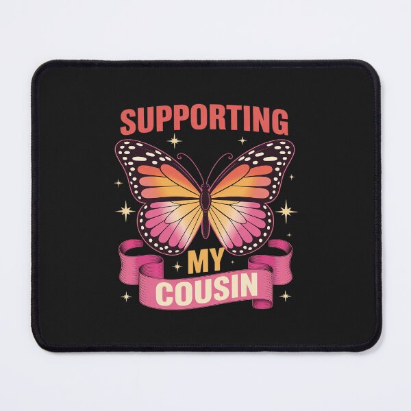 Item preview, Cute Kidney Cancer Awareness Cousin Support Squad Butterfly designed and sold by GaryPacheco6.