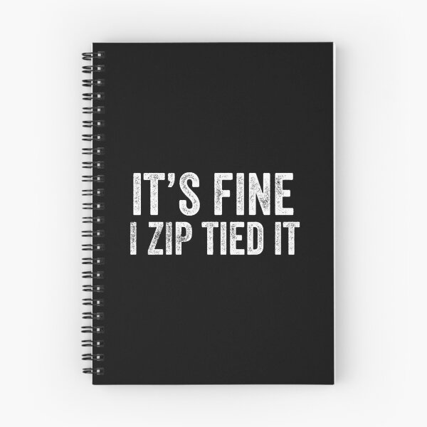 Item preview, It’s Fine I Zip Tied Everything Funny Christmas Quote designed and sold by nojany.
