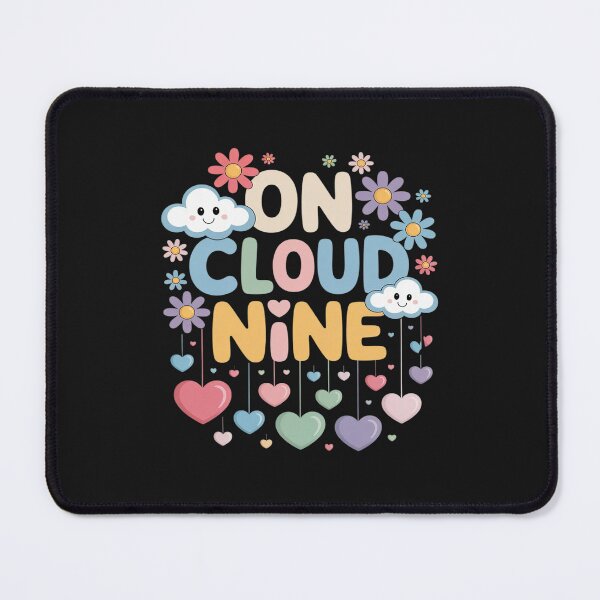 Item preview, Cute On Cloud Nine Flower Happy 9th Birthday 9 Years Old designed and sold by GaryPacheco6.