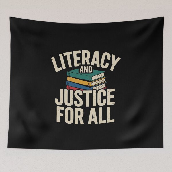 Item preview, Literacy and Justice for All Literacy Teacher Reading 1  designed and sold by RoyTill0Art.