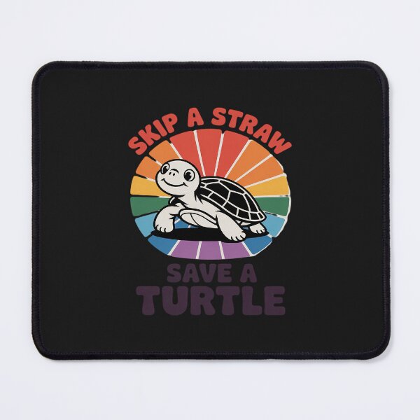 Item preview, Cute Rainbow Skip A Straw Save A Turtle, Turtle lover designed and sold by GaryPacheco6.