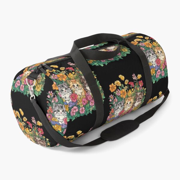 Item preview, Floral Cats In Garden designed and sold by CaraRuth.