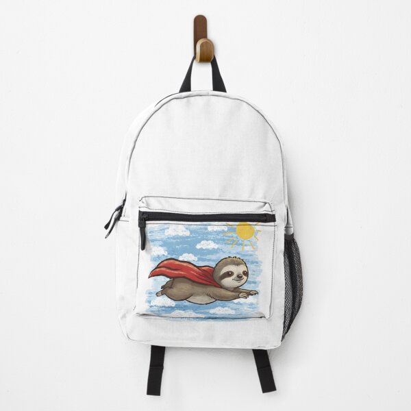Item preview, Superhero Sloth flying in the Sky designed and sold by dudelinart.