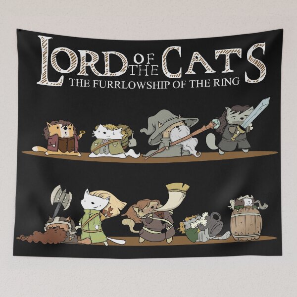 Item preview, Lord of the Cats – The Furllowship of the Ring designed and sold by AdyKurniawan.