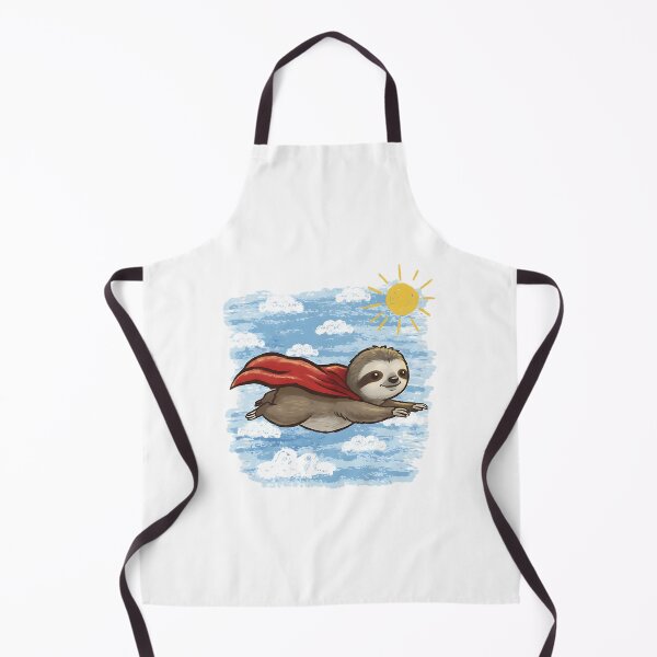 Item preview, Superhero Sloth flying in the Sky designed and sold by dudelinart.