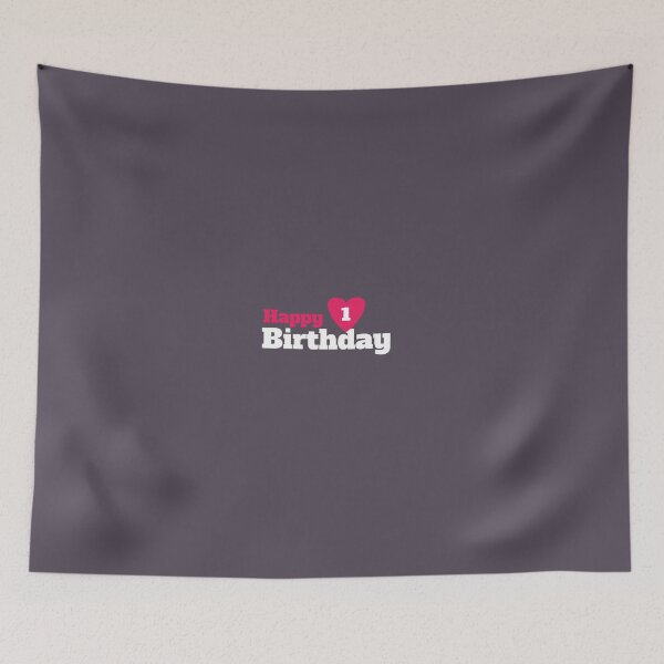Item preview, Happy 1 birthday  designed and sold by win Design.