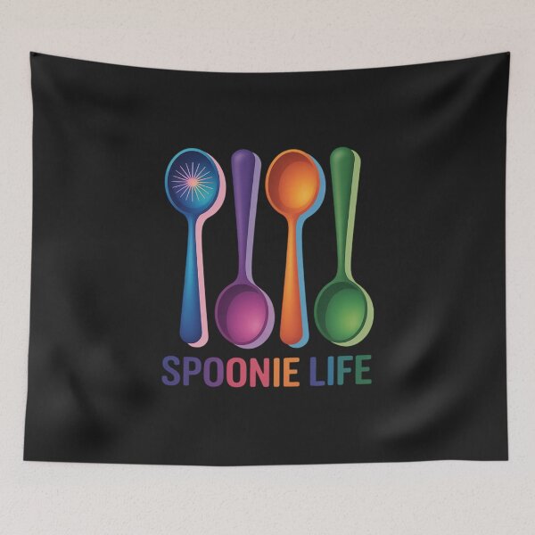 Item preview, Cute Spoonie Life Spoon Theory Chronic Illness Awareness designed and sold by GaryPacheco6.