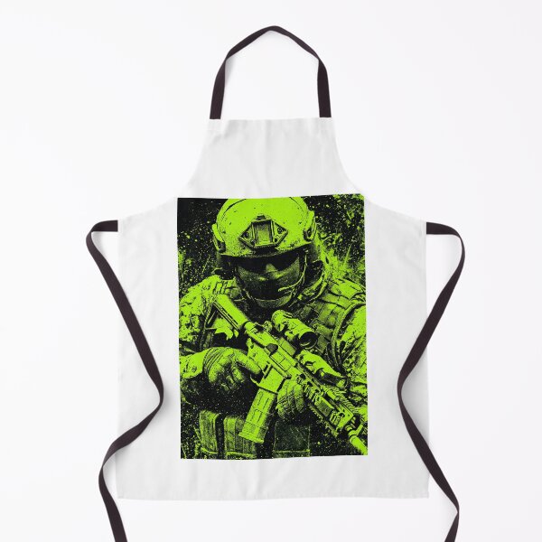 Item preview, Lime green grunge soldier aiming rifle at enemy designed and sold by Piotrek0001.