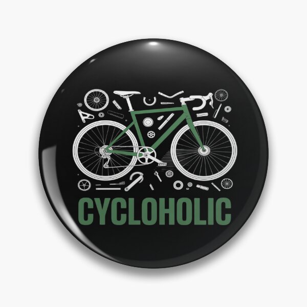 Item preview, CYCLOHOLIC biker casual Funny Sport MTB Man Woman Cycling designed and sold by GaryPacheco6.