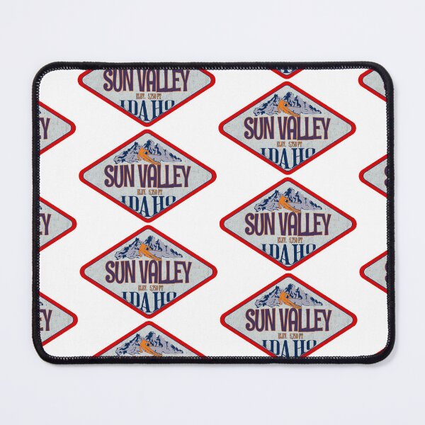 Item preview, Sun Valley, Ski Resort, Idaho, Vintage skiing badge design designed and sold by Wanderful-roads.