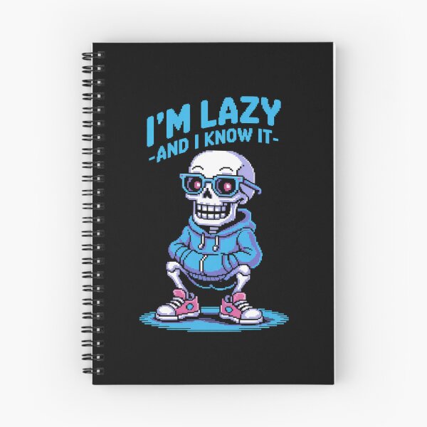 Item preview, Sans Skeleton Cool Pixel Art I'm Lazy And I Know It designed and sold by FortuneFull.