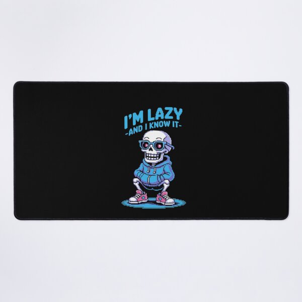 Item preview, Sans Skeleton Cool Pixel Art I'm Lazy And I Know It designed and sold by FortuneFull.