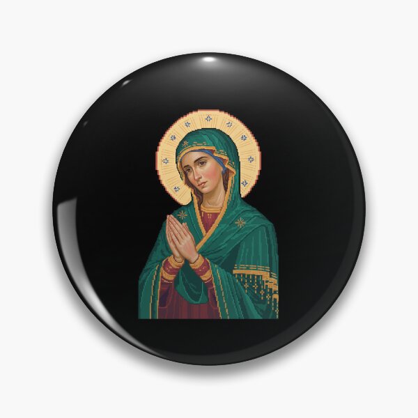 Item preview, Saint Brigid Of Kildare Pixel Art designed and sold by HollyBellArtSte.