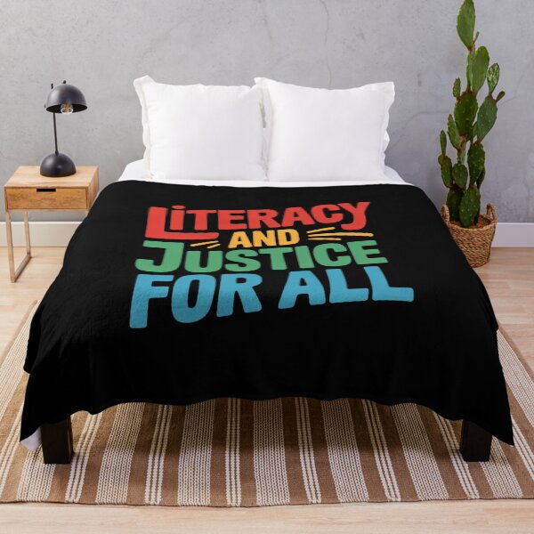 Item preview, Literacy and Justice for All Literacy Teacher Reading Lover 4  designed and sold by RoyTill0Art.