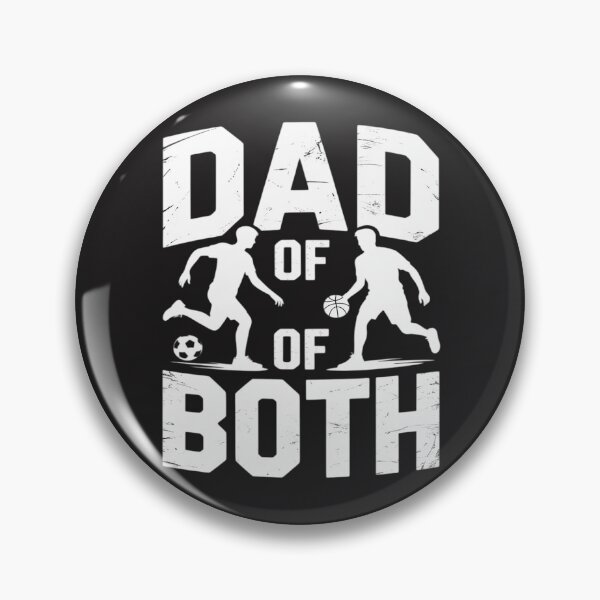 Item preview, Dad Of Both Funny Soccer Basketball Dad designed and sold by GaryPacheco6.