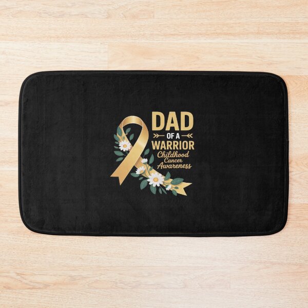 Item preview, Dad Of A Warrior Floral Ribbon Childhood Cancer Awareness designed and sold by GaryPacheco6.