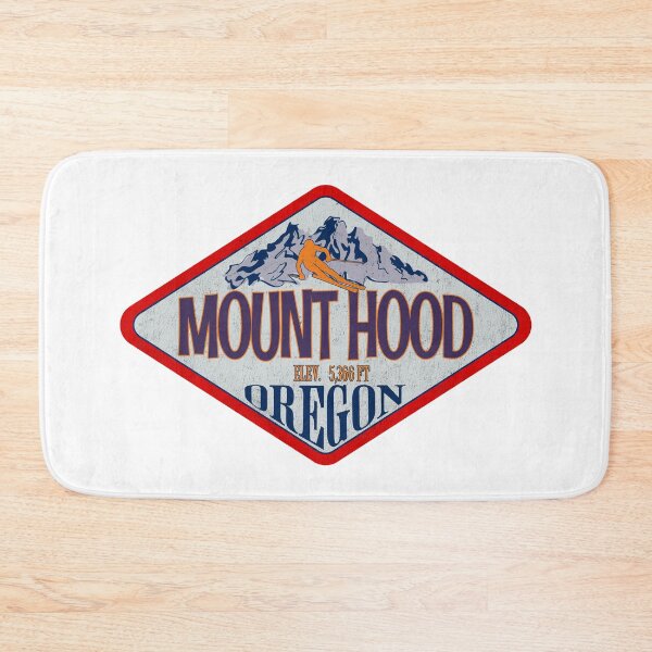 Item preview, Mount Hood, Ski Resort, Oregon, Vintage skiing badge design designed and sold by Wanderful-roads.