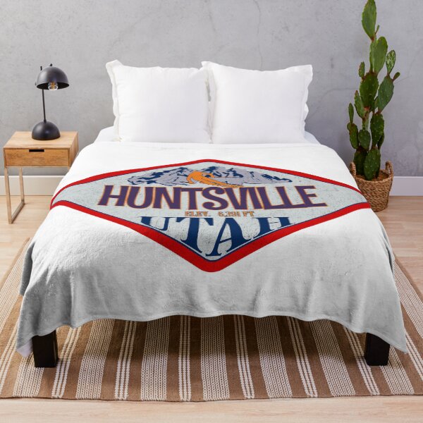 Artikelvorschau, Huntsville, Skigebiet Utah, Design eines Vintage-Skiabzeichens entworfen und verkauft von Wanderful-roads.