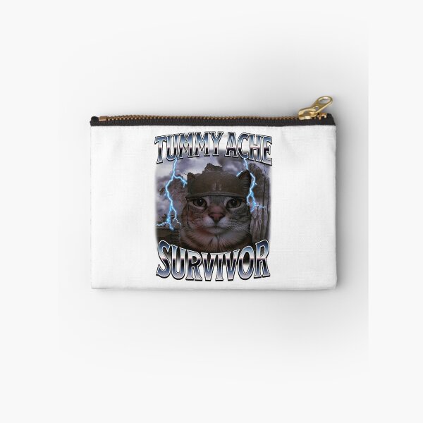 Item preview, Tummy Ache Cat Survivor Funny Dramatic Scene designed and sold by cerima.