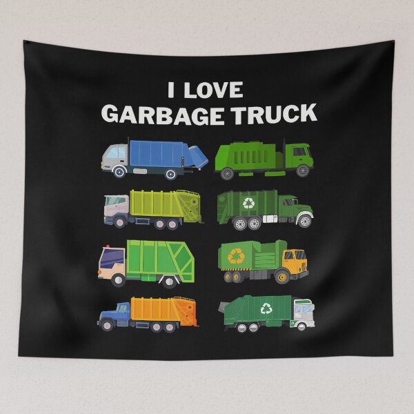 Item preview, I Love Garbage Trucks Trash Waste Separation Truck designed and sold by MelanieMiram1.