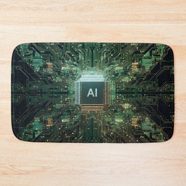Item preview, Artificial Intelligence Computer Circuits (image size 7840x11680) designed and sold by Digital-Davinci.