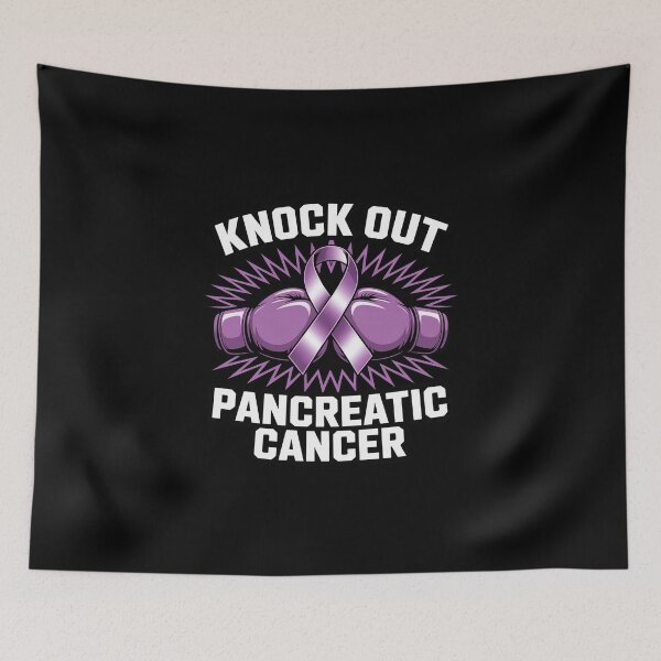 Item preview, Knock Out Pancreatic Cancer Boxing Purple Ribbon Awareness designed and sold by imsamaharem.