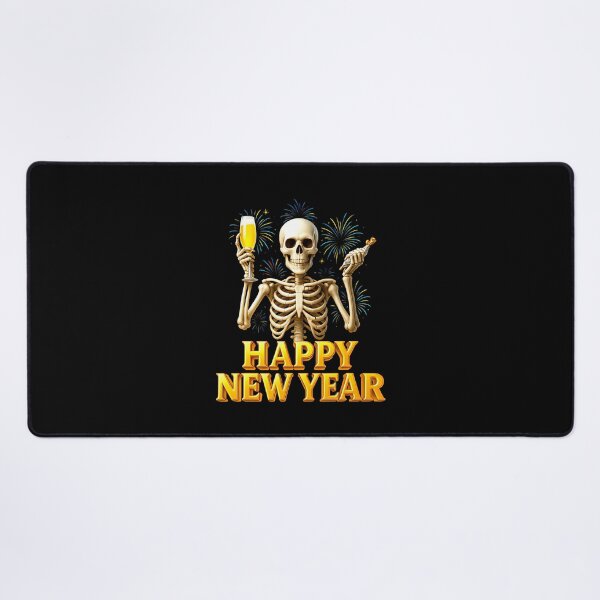 Item preview, Happy New Year 2026 Skeleton Drink Champagne New Years Eve designed and sold by ChantelNicole.