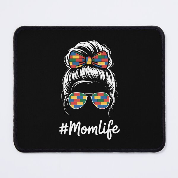 Item preview, Building Block Messy Bun Mom Life Master Builder Mothers Day designed and sold by VENOM0RIOT.