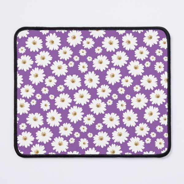 Item preview, Flores de margarita blanca, fondo morado designed and sold by PapuruDesigns.