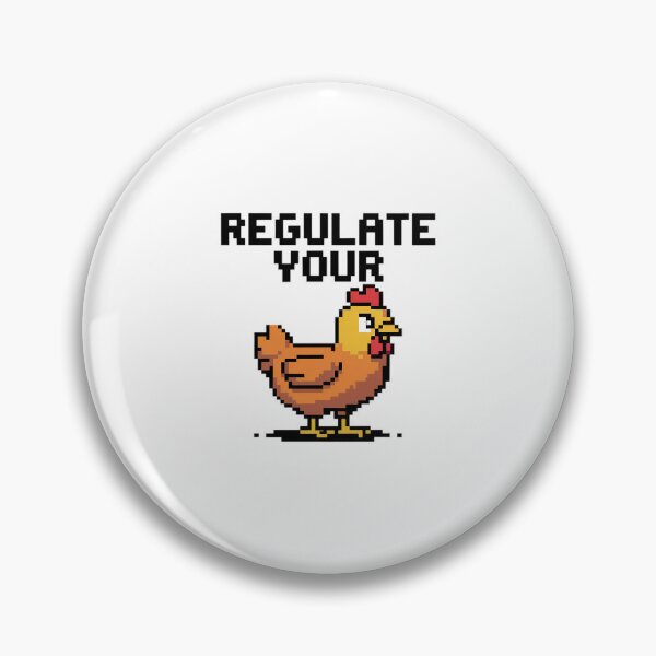 Item preview, Regulate Your Rooster Pixel Art Reproductive Rights Feminist designed and sold by LKappa3Faber.