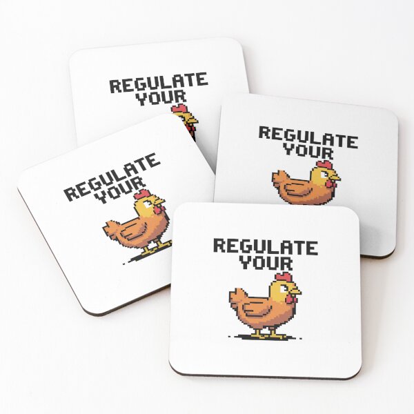 Item preview, Regulate Your Rooster Pixel Art Reproductive Rights Feminist designed and sold by LKappa3Faber.