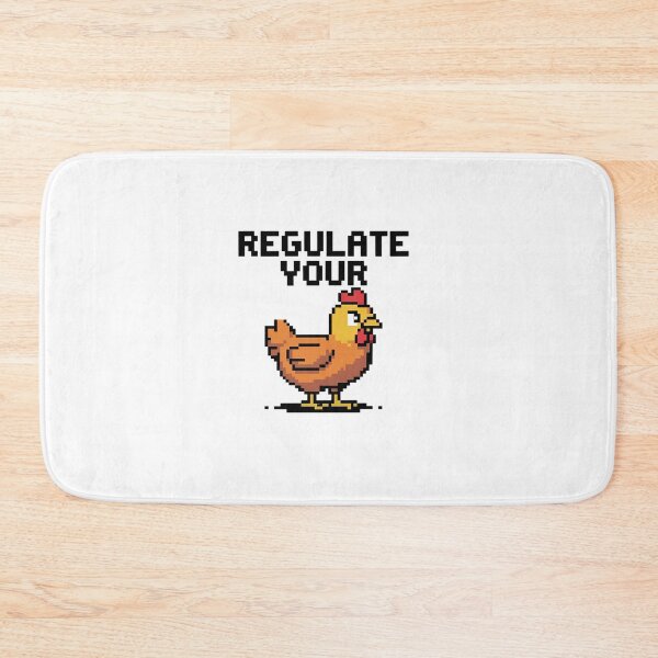 Item preview, Regulate Your Rooster Pixel Art Reproductive Rights Feminist designed and sold by LKappa3Faber.