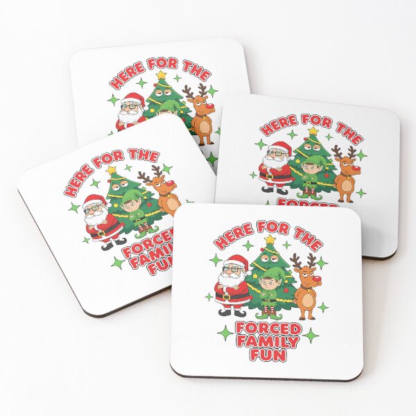 Item preview, Here For The Forced Family Fun Christmas Funny Scene designed and sold by najaks.