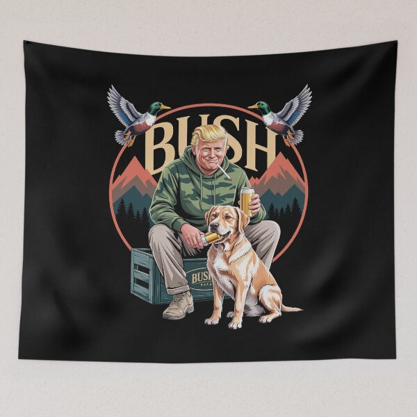 Item preview, Trump Hunting Deer Funny Beer Drinking Beer Hunting designed and sold by GamtosMintys.
