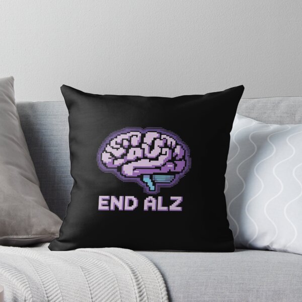 Item preview, Pixel Brain End Alzheimer's Awareness  designed and sold by visionnen.
