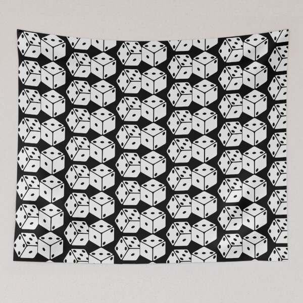 Item preview, Casino Dices, DnD Dices, Gaming Shirt & Sticker Design designed and sold by GoldenSunsetBloom.