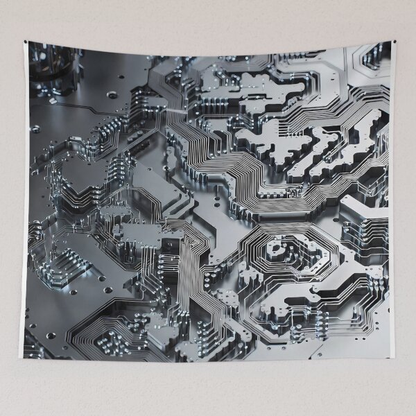 Item preview, Artificial Intelligence Computer Circuits (image size 7840x11680) designed and sold by Digital-Davinci.