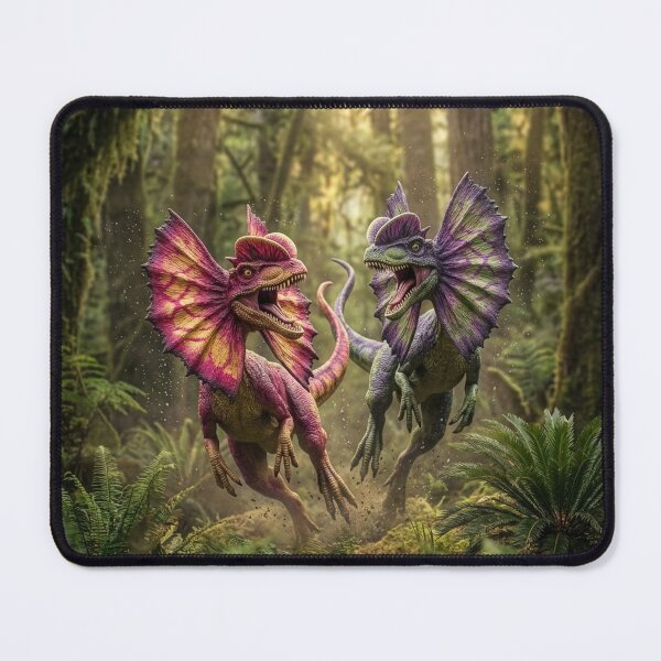 Item preview, Dilophosauruses Fighting designed and sold by Tridentulus.
