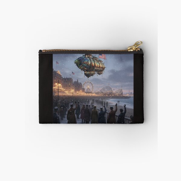 Item preview, Historic New York Coney Island XMAS Eve 1900’s Airship designed and sold by AppliedAtelier.