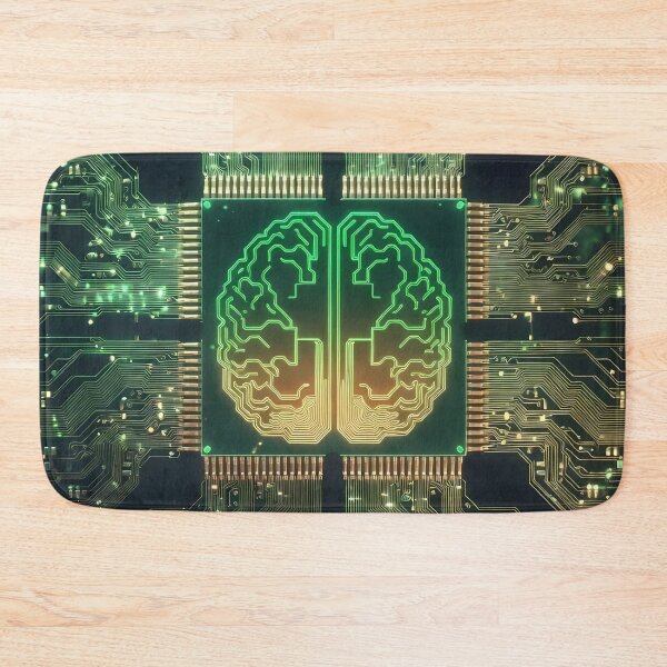Item preview, Artificial Intelligence Computer Circuits (image size 7840x11680) designed and sold by Digital-Davinci.