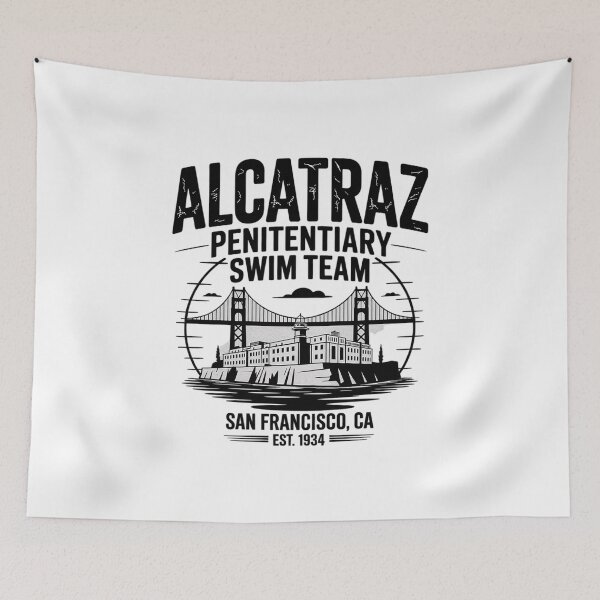 Item preview, Alcatraz Penitentiary Swim Team  designed and sold by VerseFarm.