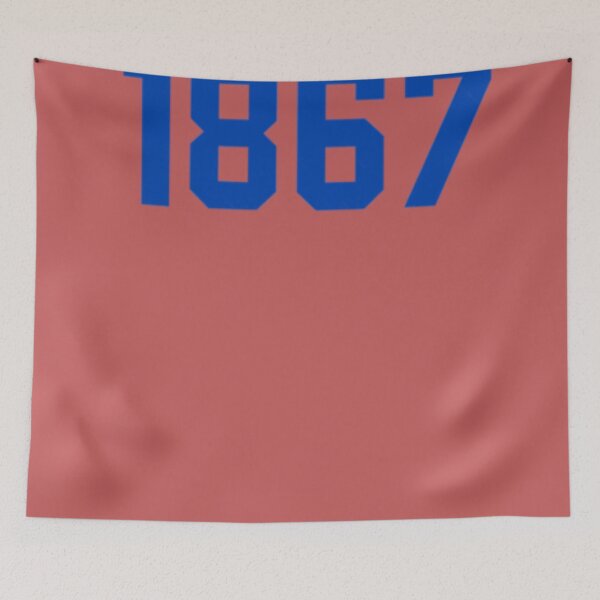 Item preview, 1867 Retro Blue Number  designed and sold by KynsleeSark.