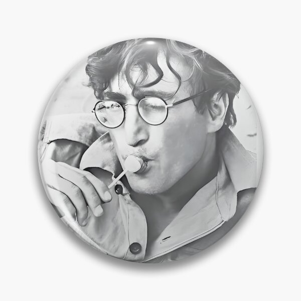 Item preview, Retro John Lennon With Round Glasses By Merch, Limited Edition, Perfect Gift For You And Friends designed and sold by Michael Fischer.