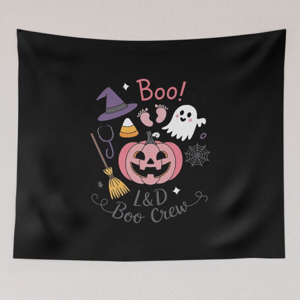 Item preview, Labor and Delivery Nurse Halloween Pumpkin Ghost Autumn Fall designed and sold by LinlinsDemons.