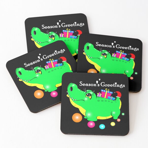 Item preview, Caimán feliz en Nochebuena designed and sold by Shirley cute art .
