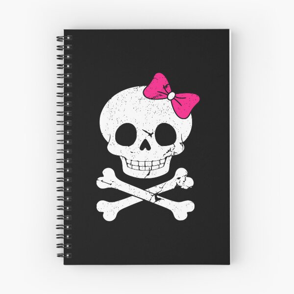Item preview, Cute Skull And Cross Bone With Pink Bow Tie For Women Girls designed and sold by CaraRuth.