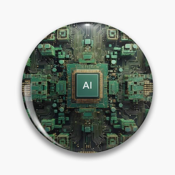Item preview, Artificial Intelligence Computer Circuits (image size 7840x11680) designed and sold by Digital-Davinci.